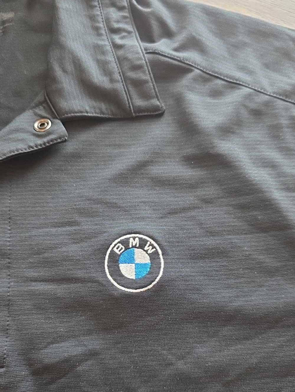 OGIO Men's Charcoal Polo Jacket with BMW Embroidered Logo